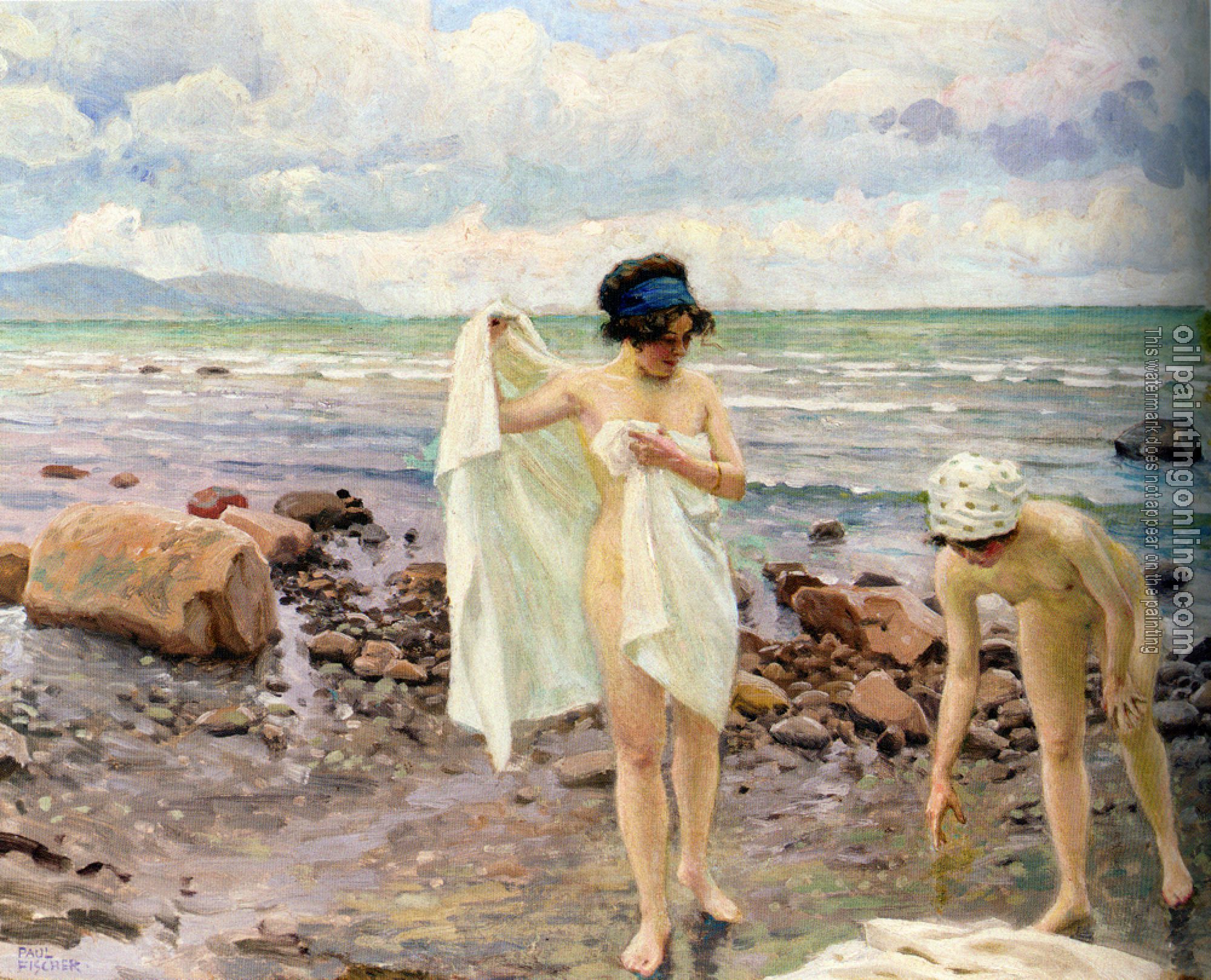 Paul Gustave Fischer - The Bathers